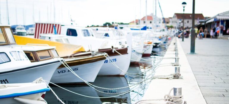 Boats Near Dock
